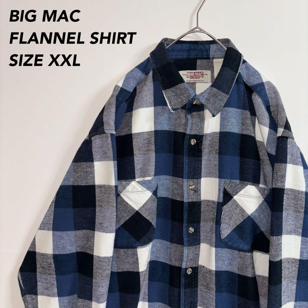 a*s様 《オーバーサイズ》BIG MACビッグマックチェックネルシャツヘビネル