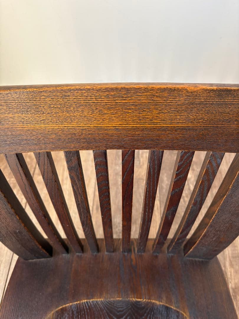 回転座椅子　無垢　和モダン　和室　タモ材　オーク材　③