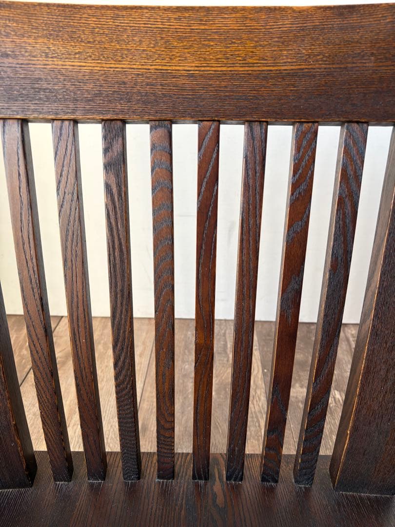 回転座椅子　無垢　和モダン　和室　タモ材　オーク材　③