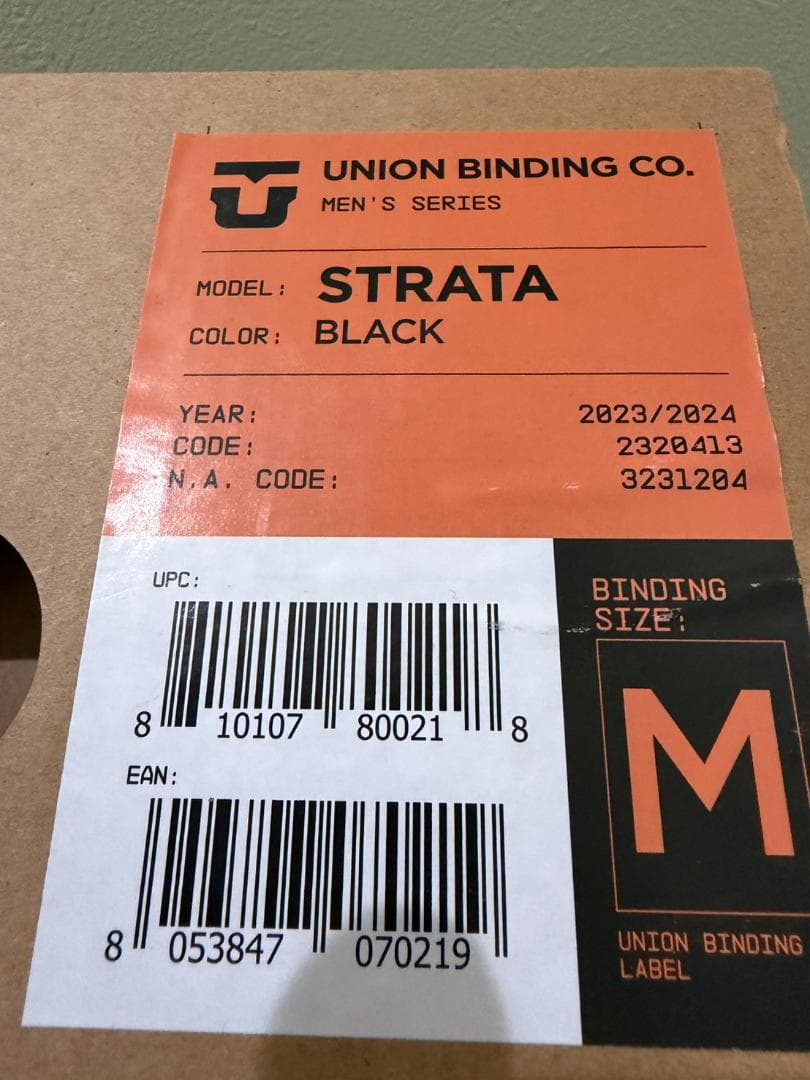 UNION　ストラータ Union Strata Mサイズ　ブラック
