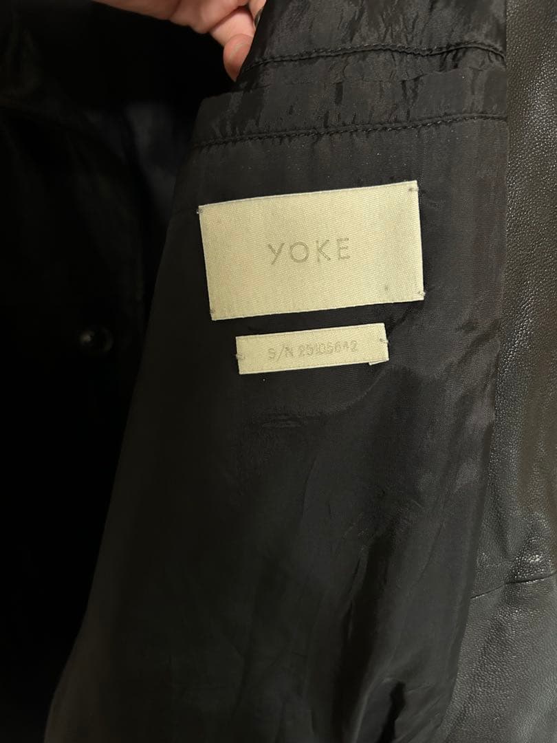 YOKE GOAT LEATHER CAR COAT レザーカーコート