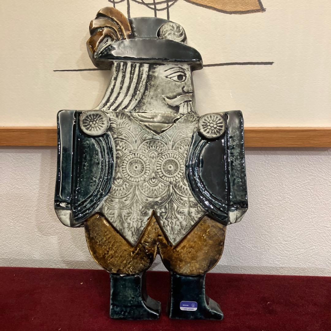 リサラーソン　ドラバント　ヴィンテージ　工芸品　グスタフスベリ　陶板　scope