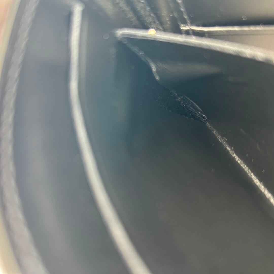 良品　ベルルッティ　カリグラフィ　レザー　マネークリップ　二つ折り財布　グレー系