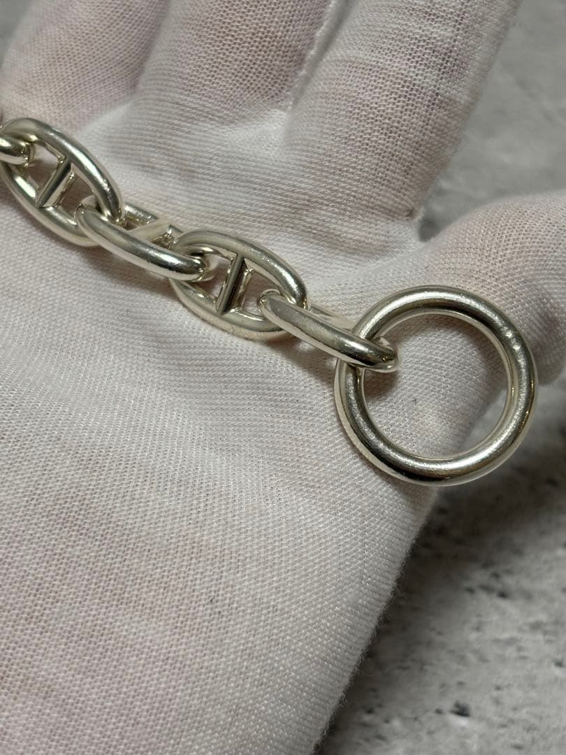 エルメス HERMES　シェーヌダンクルGMシルバーブレスレット