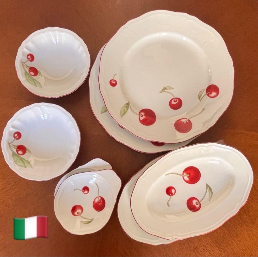 【美品】リチャードジノリ★アンティコチェリー★ペアセット