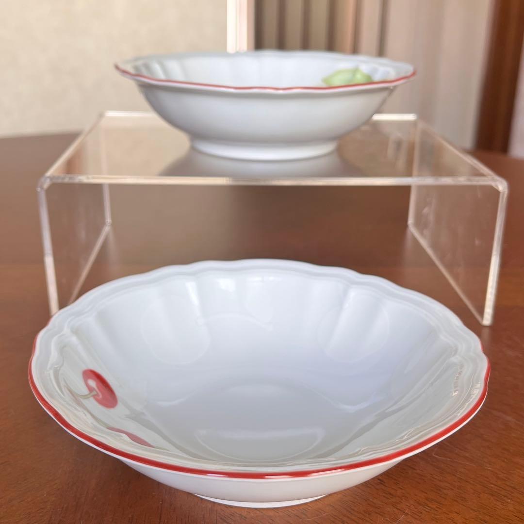 【美品】リチャードジノリ★アンティコチェリー★ペアセット