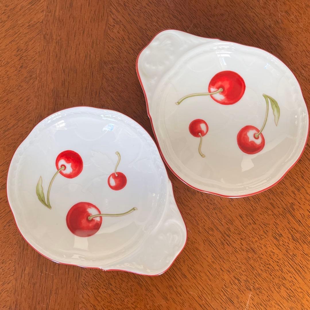 【美品】リチャードジノリ★アンティコチェリー★ペアセット