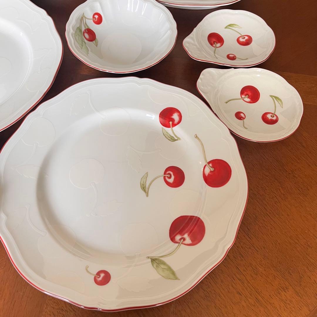 【美品】リチャードジノリ★アンティコチェリー★ペアセット