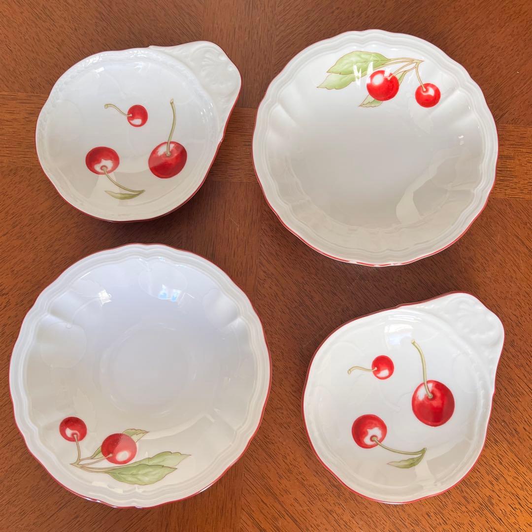 【美品】リチャードジノリ★アンティコチェリー★ペアセット