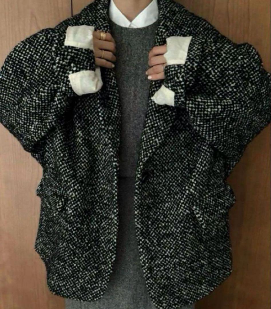 SUZU×CLANE MIXCOLOR OVER COAT