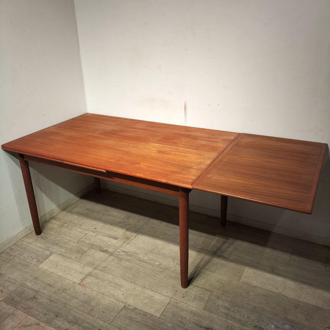 M♦デンマーク　ヴィンテージ　エクステンション　ダイニングテーブ