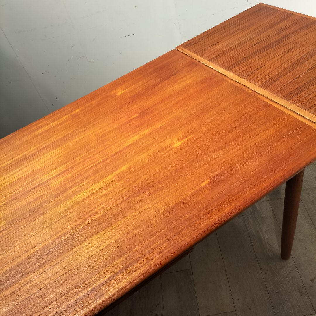 M♦デンマーク　ヴィンテージ　エクステンション　ダイニングテーブ