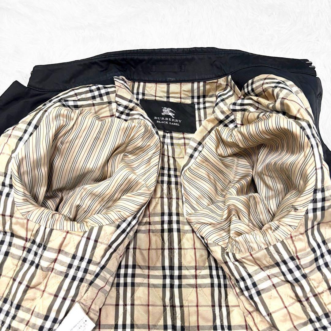 極美品　希少　極暖　BURBERRY BLACK LABEL ステンカラーコート