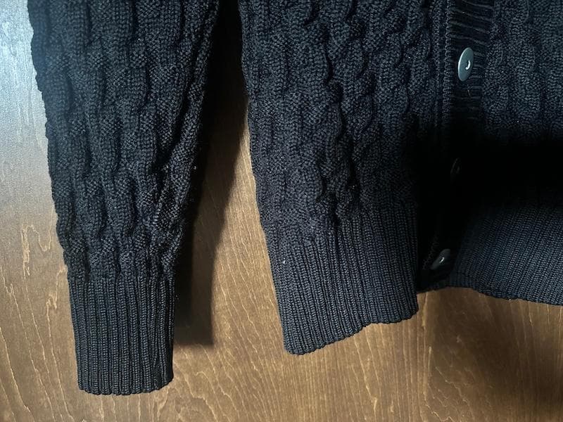 S.N.S.HERNING SNSハーニング ケーブルニットカーディガン