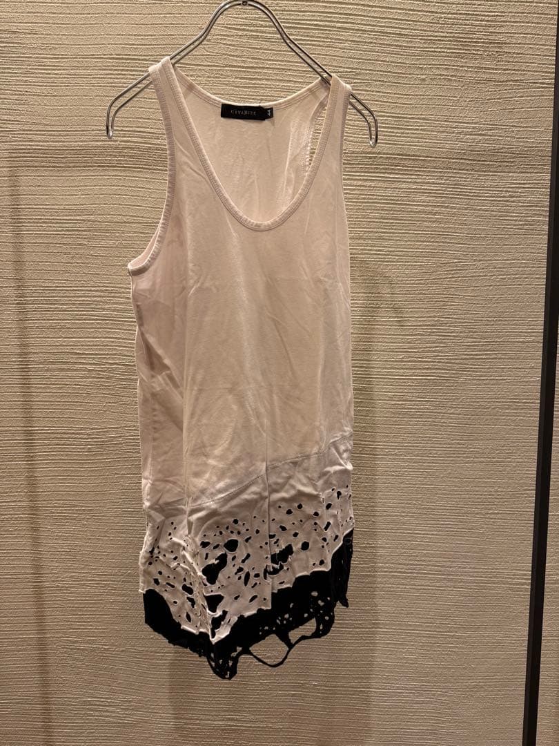 トップス 00s archive japanese label tank top y2k