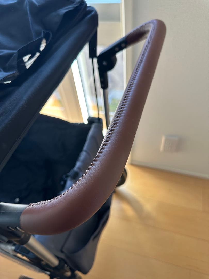 美品　puppapupo ブラック　ストローラーワゴン