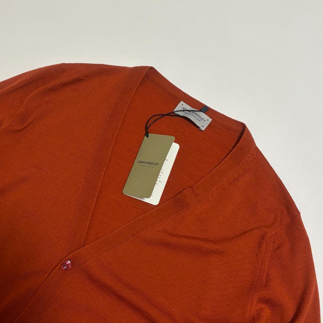 新品 ジョンスメドレー PETWORTH カーディガン イギリス製 M ウール