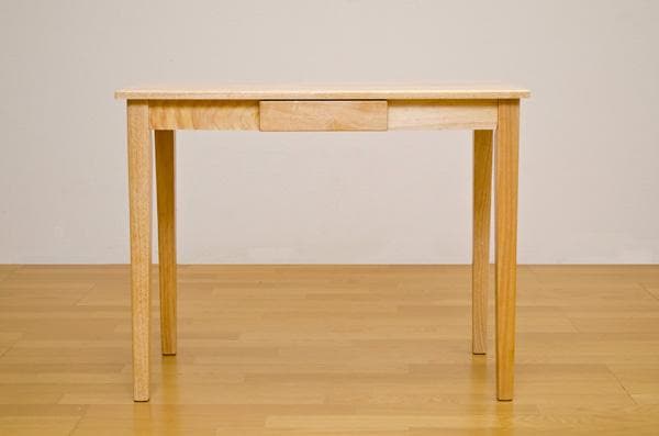 【新品・送料無料】木製テーブル　90×45　NA/WW