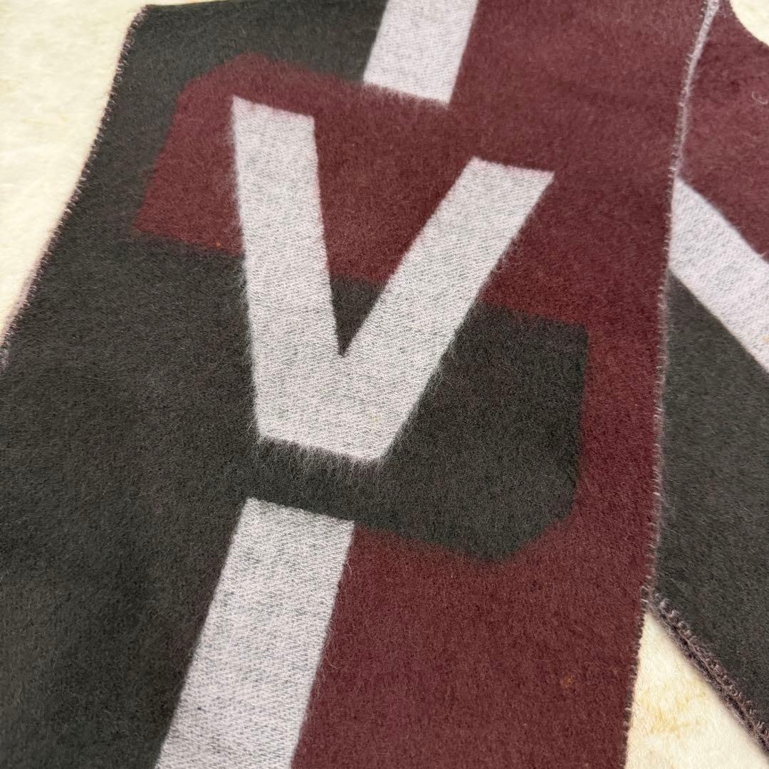 ルイヴィトンマフラー バーガンディ