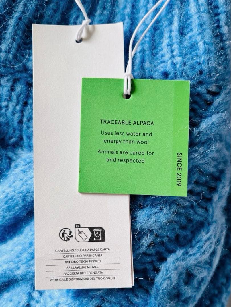 定価24万 新品 ステラマッカートニー 水色 ニット XS