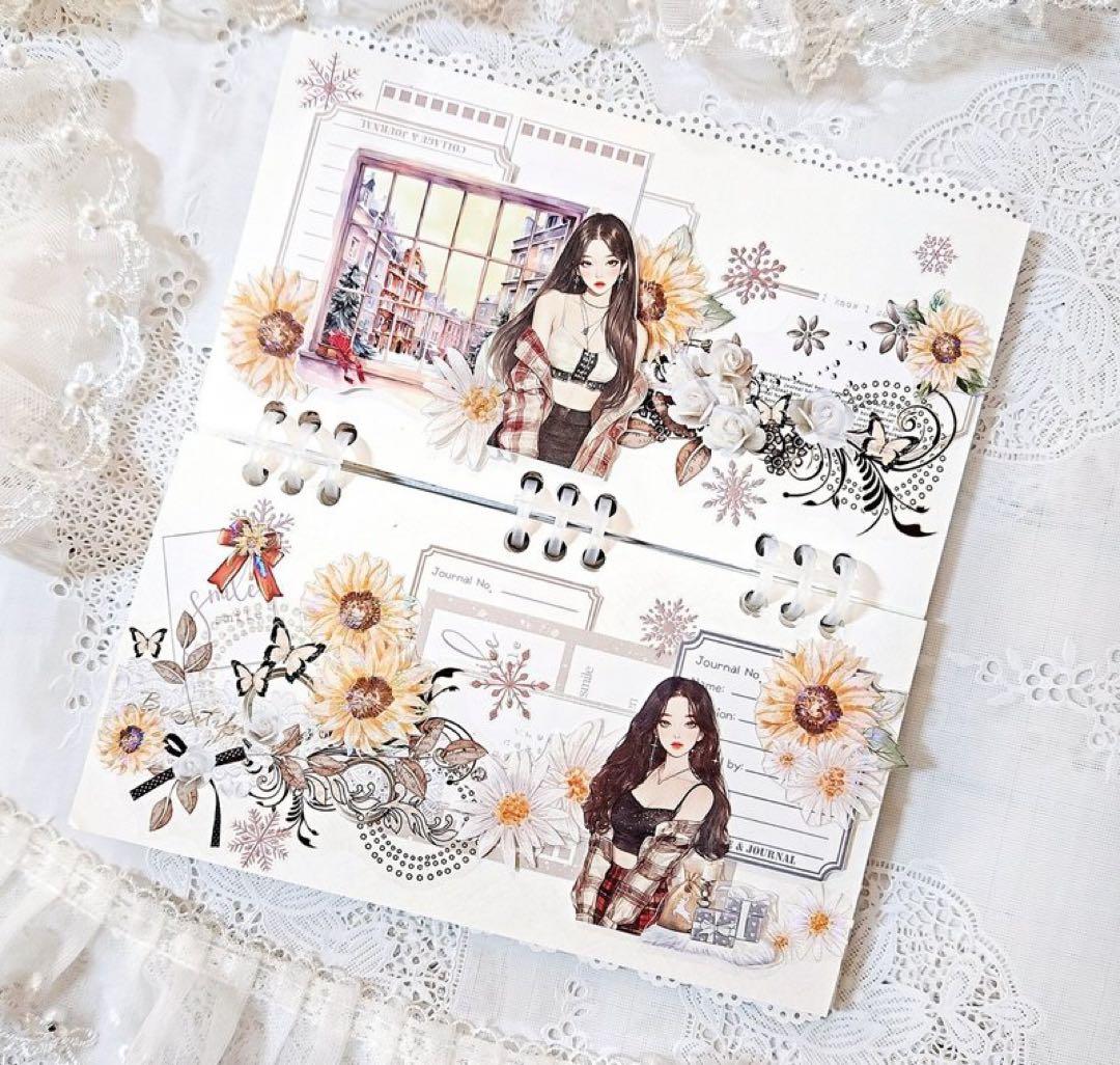 コラージュ素材　紙もの　素材紙　【2118】