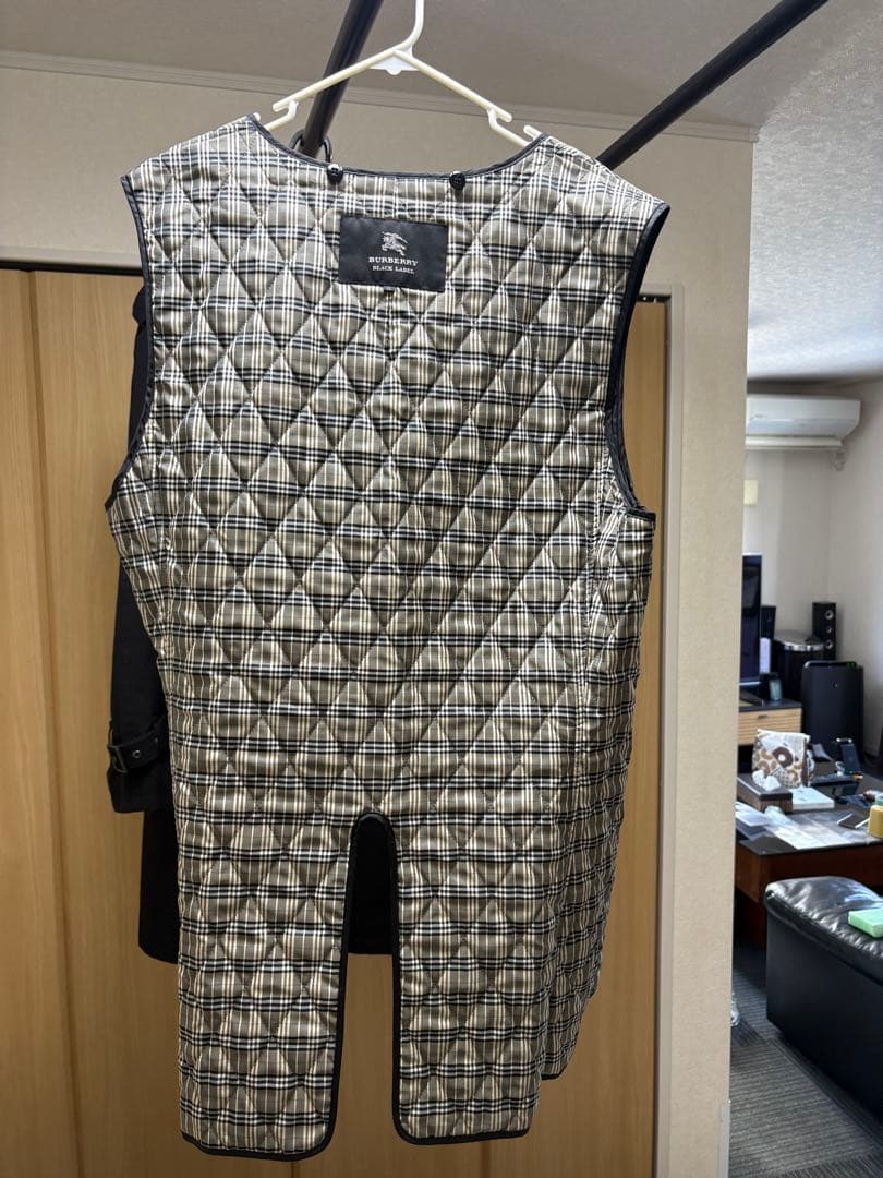 BURBERRY BLACK LABEL トレンチコート LL 黒