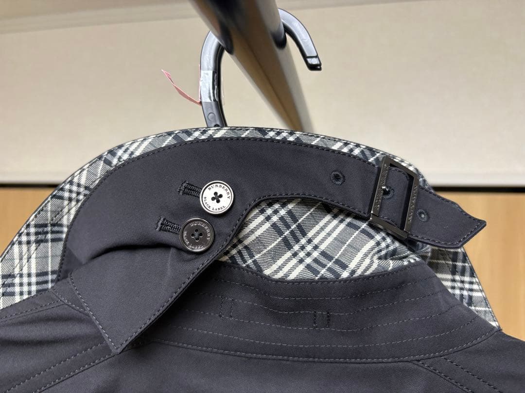 BURBERRY BLACK LABEL トレンチコート LL 黒