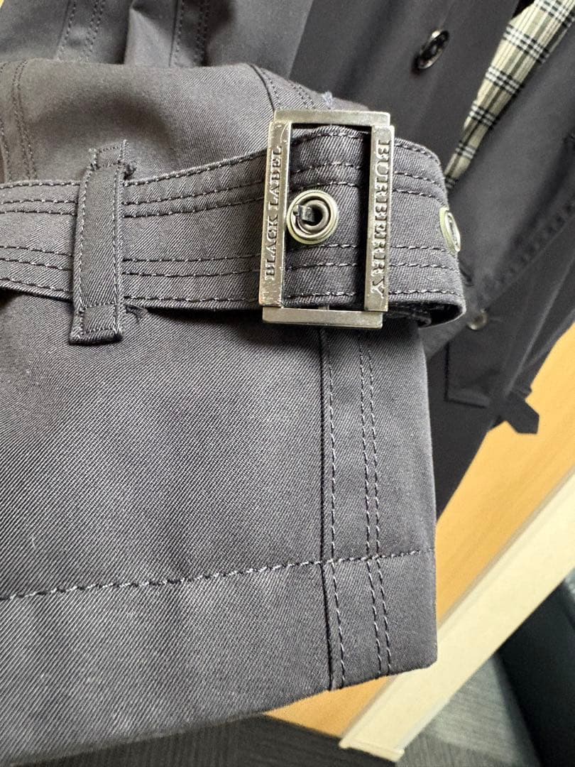 BURBERRY BLACK LABEL トレンチコート LL 黒