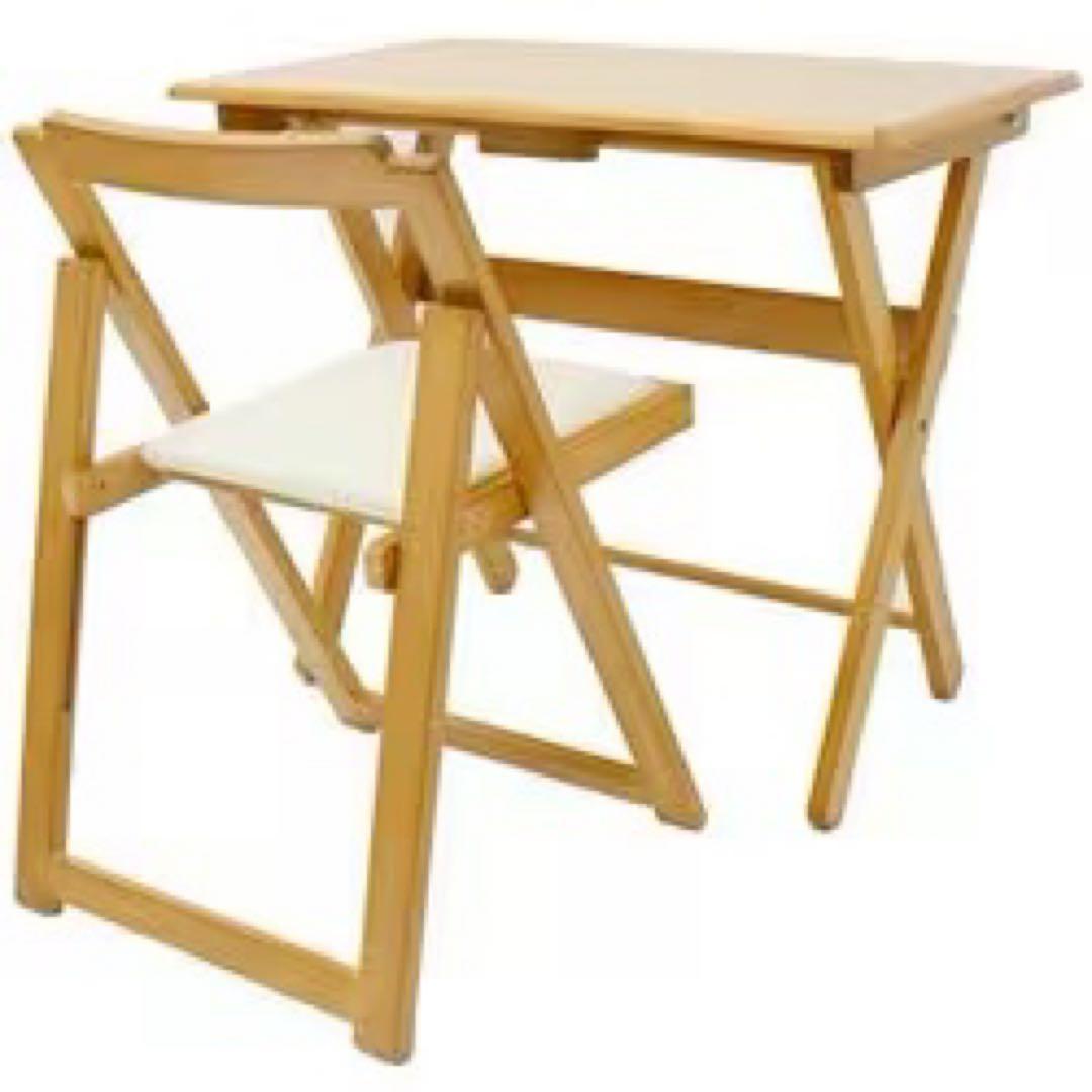 ヤマソロ　折りたたみ　机　椅子セット　便利　デスク　いす　セット　40-734