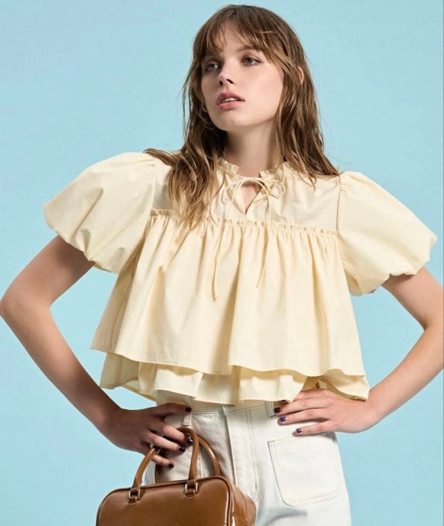 the toe/ブラウス/黄色/M