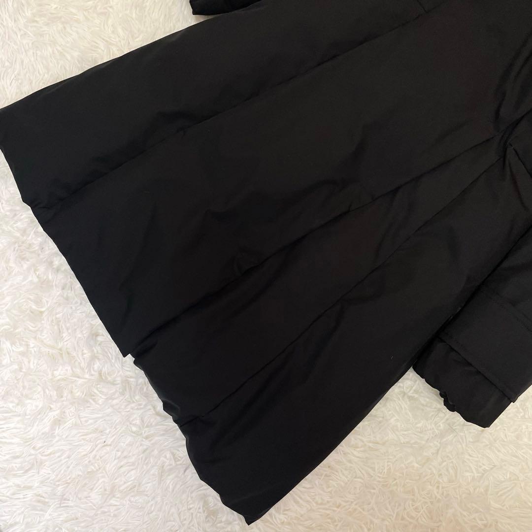 は☆美品✨️ルイルエブテイック ダウンコート フード付き ブラック M