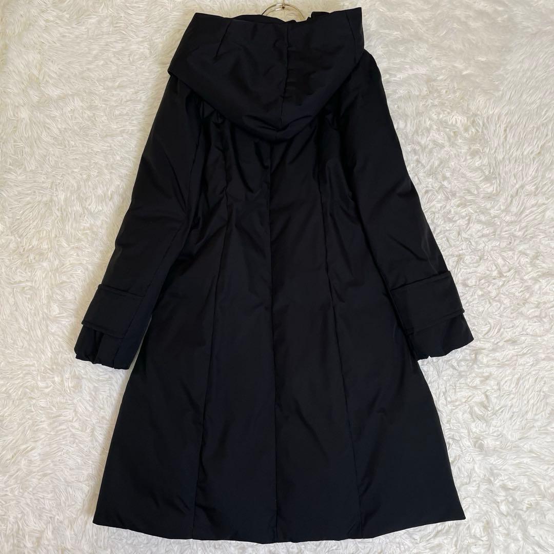 は☆美品✨️ルイルエブテイック ダウンコート フード付き ブラック M