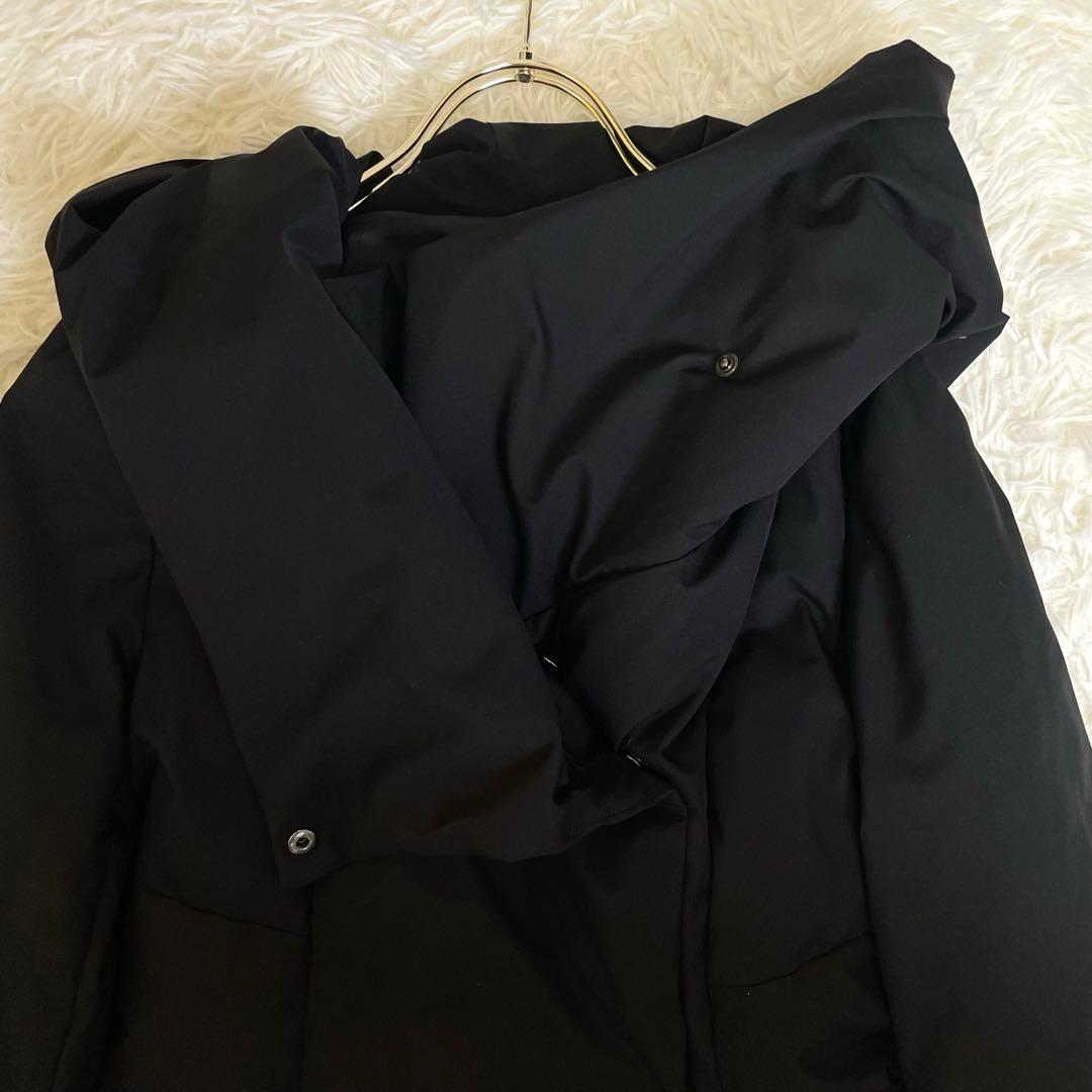 は☆美品✨️ルイルエブテイック ダウンコート フード付き ブラック M