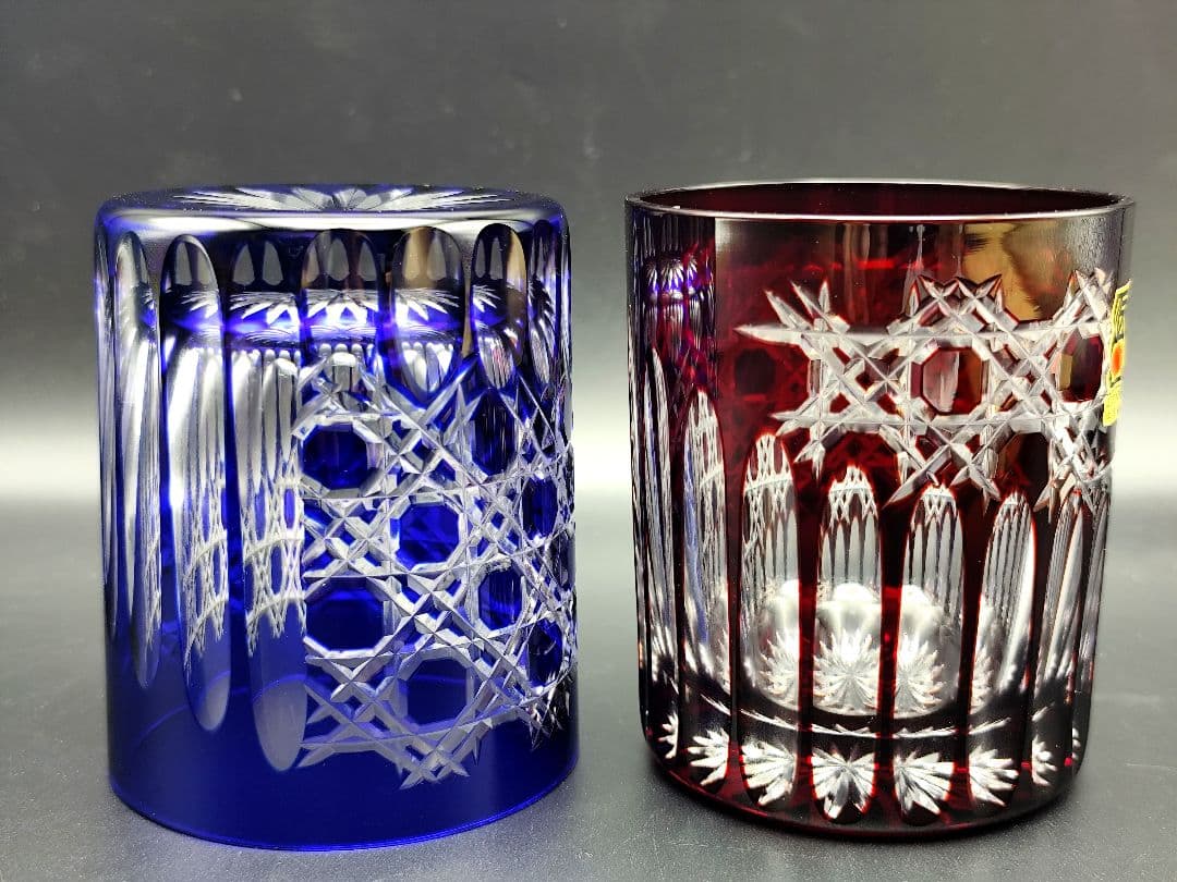 定価30800円☆未使用美品☆江戸切子 ペアロックグラス