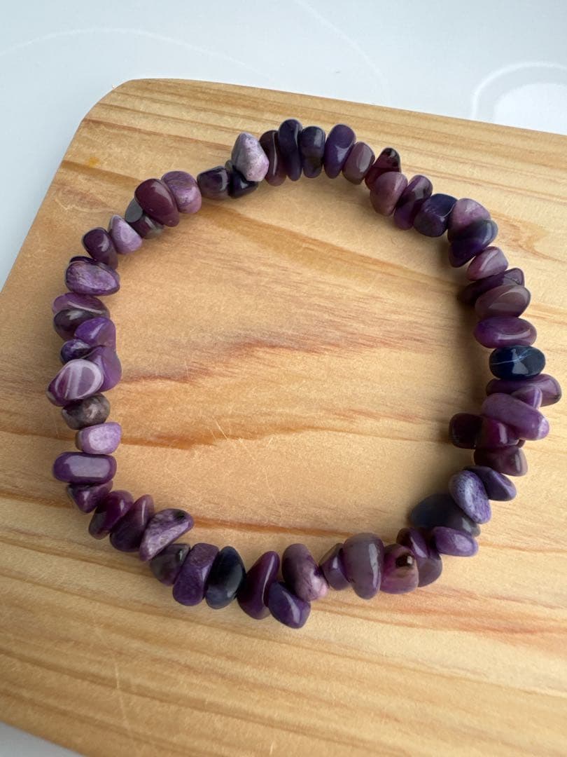 スギライトさざれブレスレット