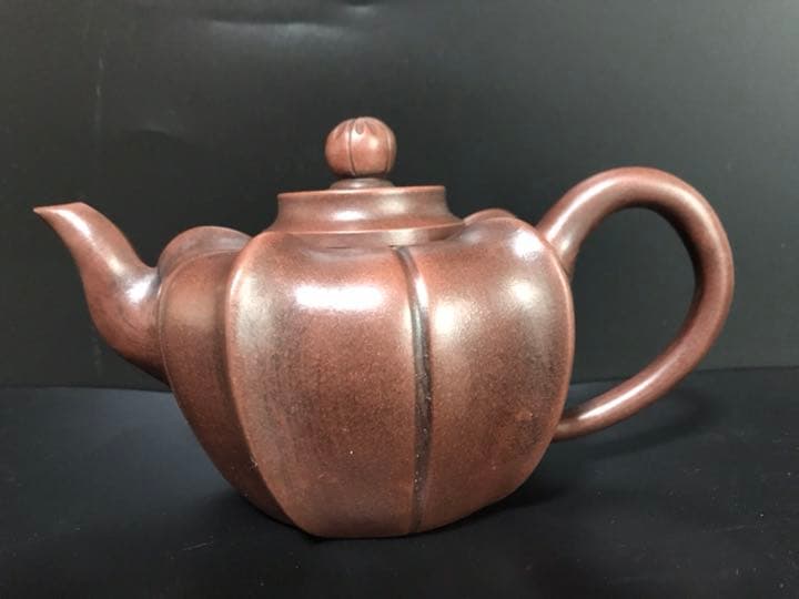 骨董 宜興朱泥急須 八三老人邵盤珍製