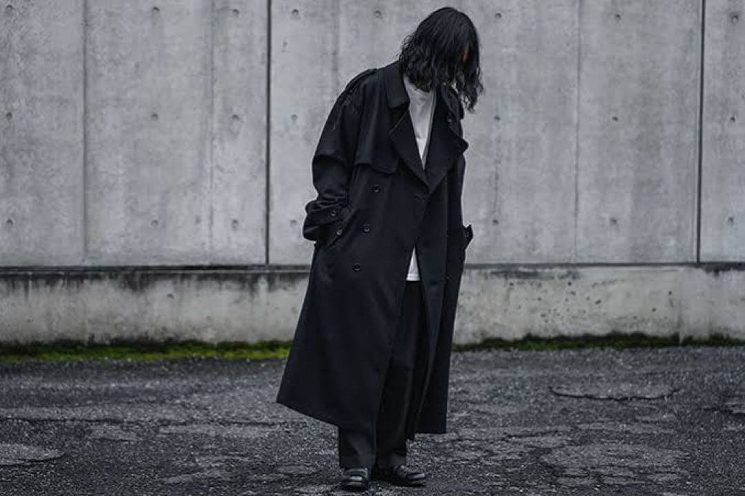 ジャケット・アウター stein OVERSIZED OVERLAPPED TRENCHCOAT