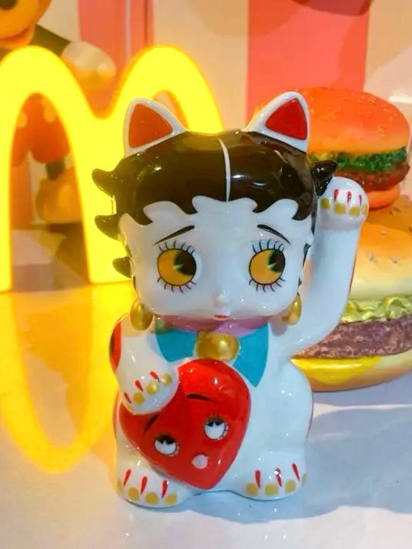 ベティブープ♡陶器　招き猫フィギュア