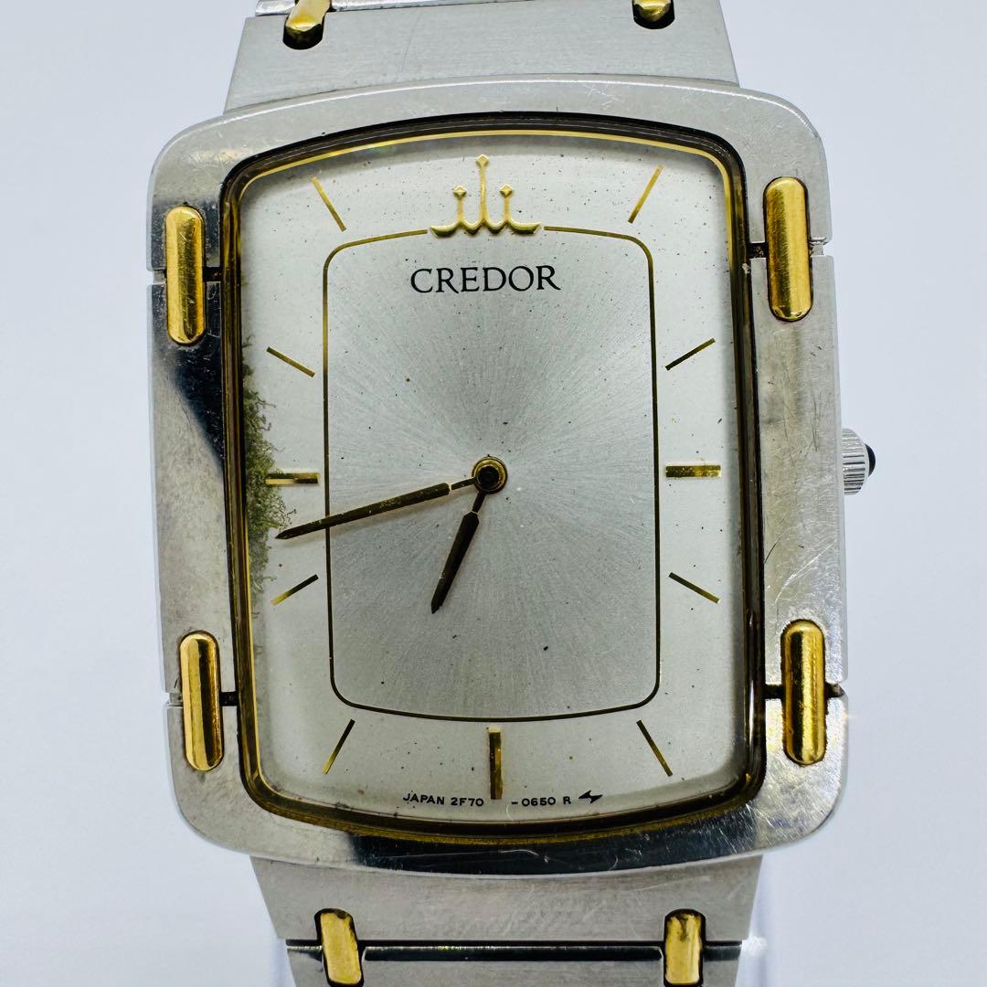 ✨SEIKO✨セイコー✨クレドール✨18KT✨シルバー文字盤✨クォーツ✨腕時計✨