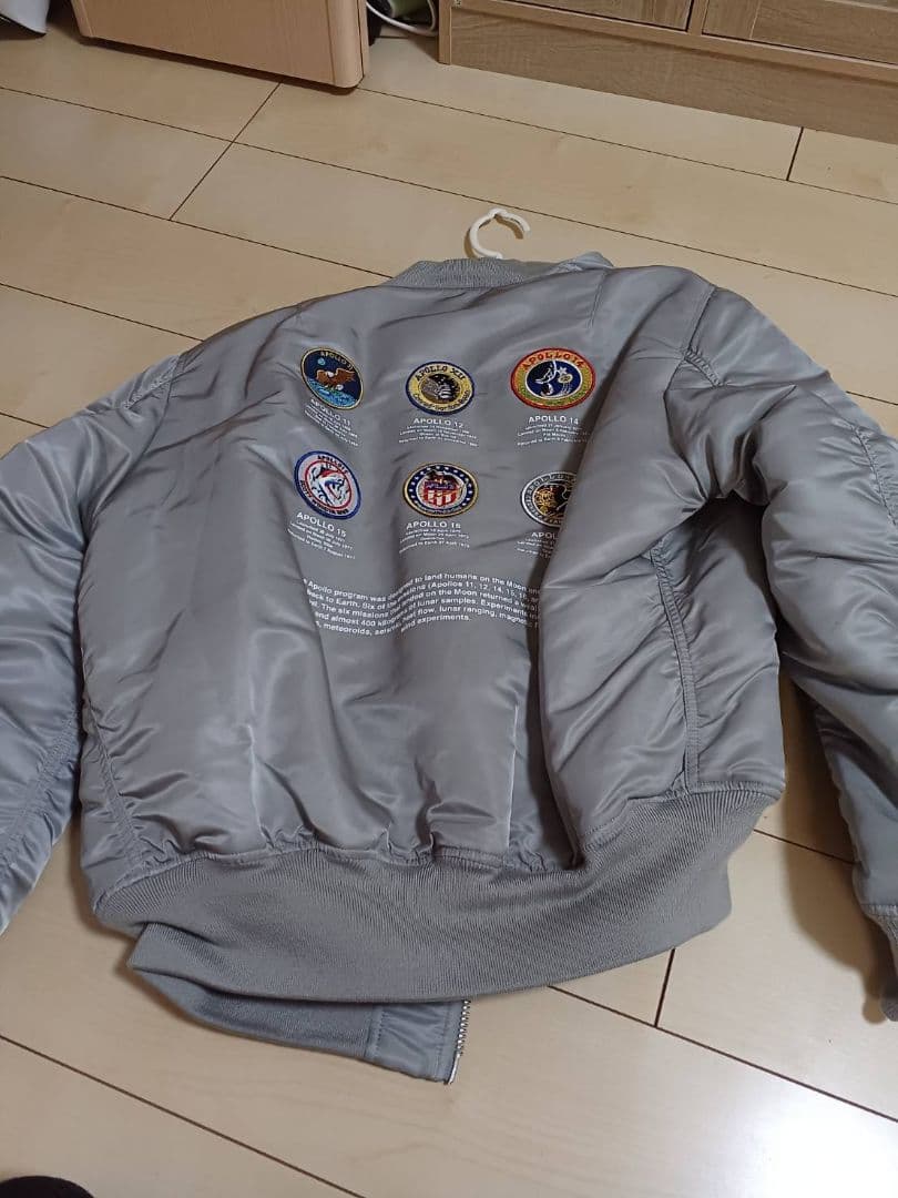 【美品】ALPHA INDUSTRIES APOLO ワッペン MA-1