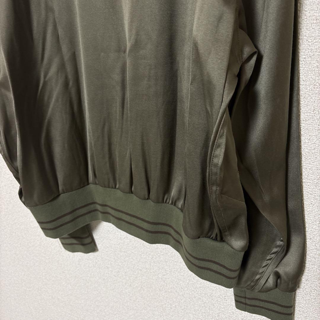 Sportclad フレームワーク サテンブルゾン カーキ ミリタリー