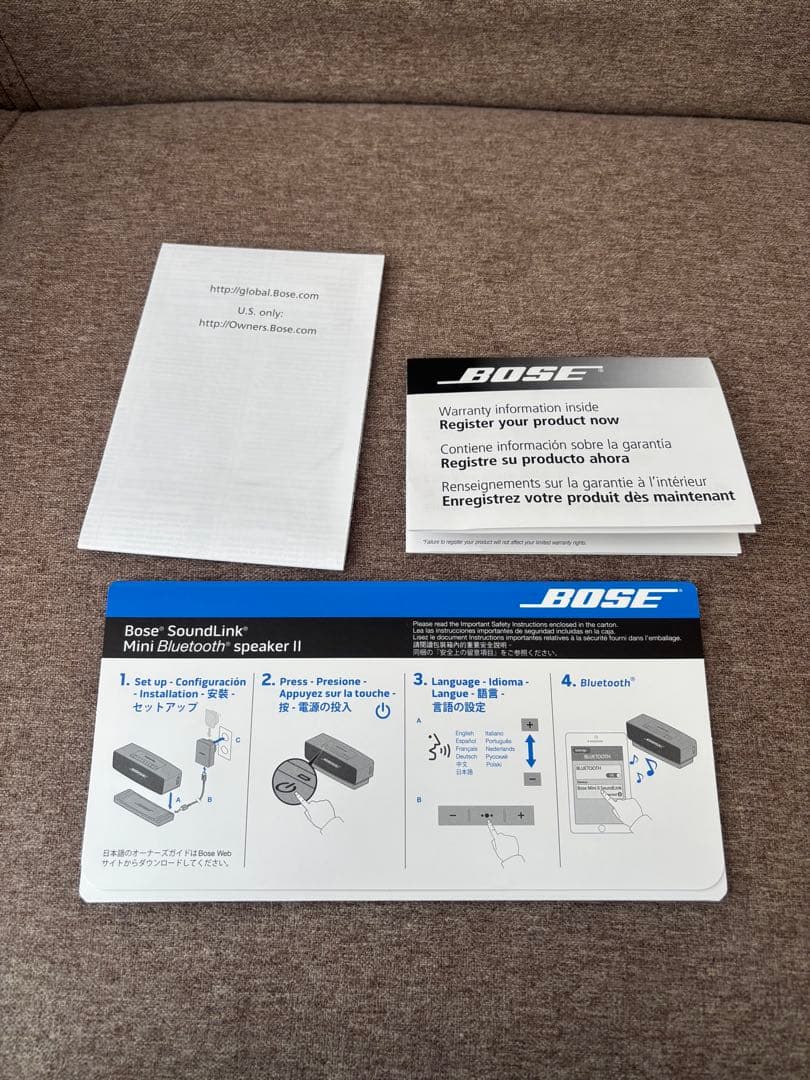 Bose SoundLink Mini II ワイヤレススピーカー動作確認済