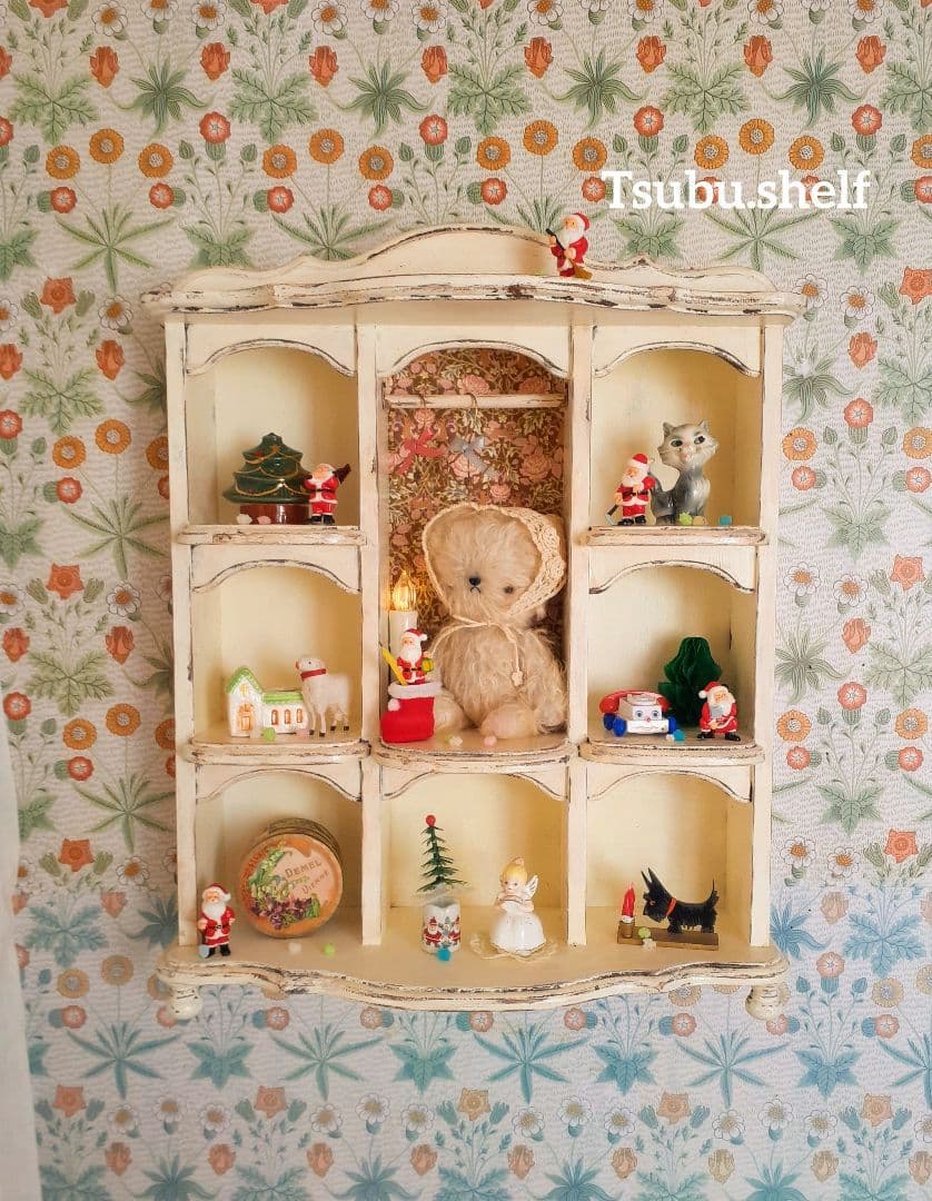 アンティーク・ヴィンテージ調　シャビー　ウォールシェルフ