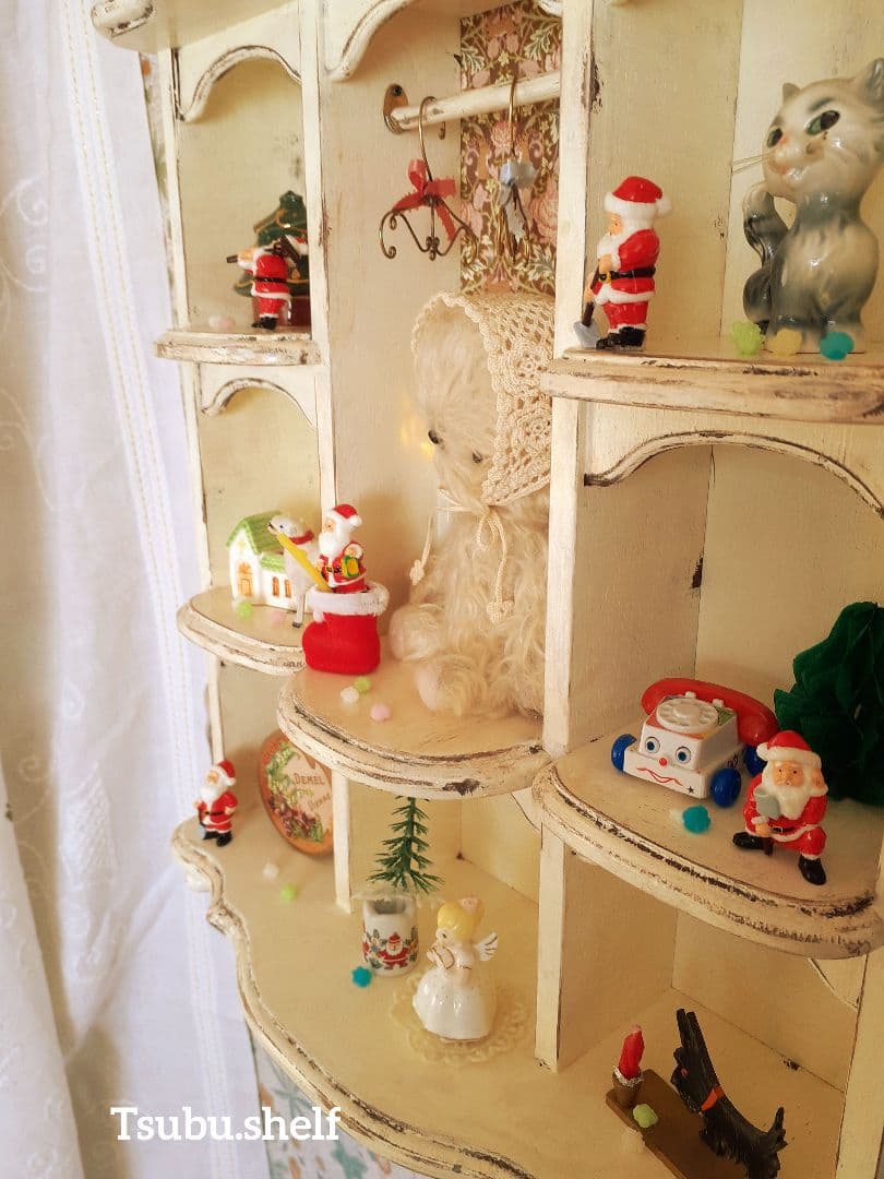 アンティーク・ヴィンテージ調　シャビー　ウォールシェルフ