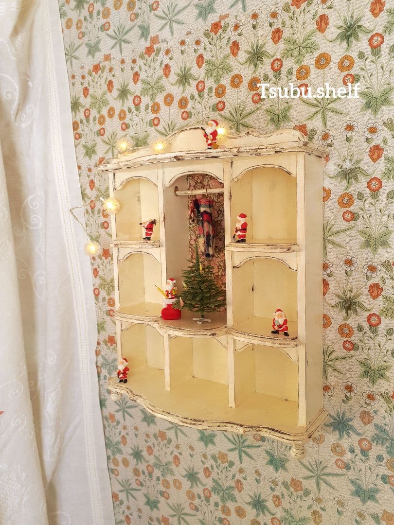 アンティーク・ヴィンテージ調　シャビー　ウォールシェルフ