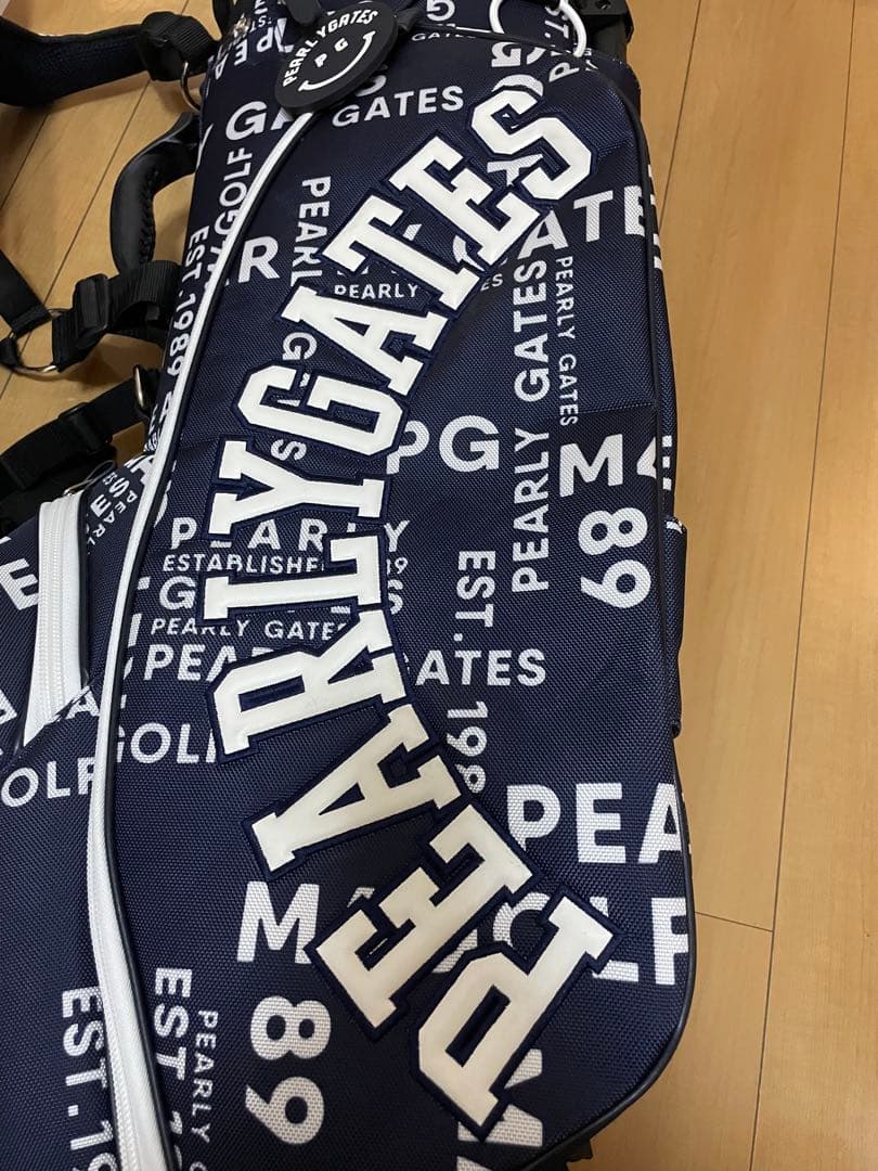 PEARLY GATES スタンド式 ゴルフバッグ キャディバッグ ネイビー