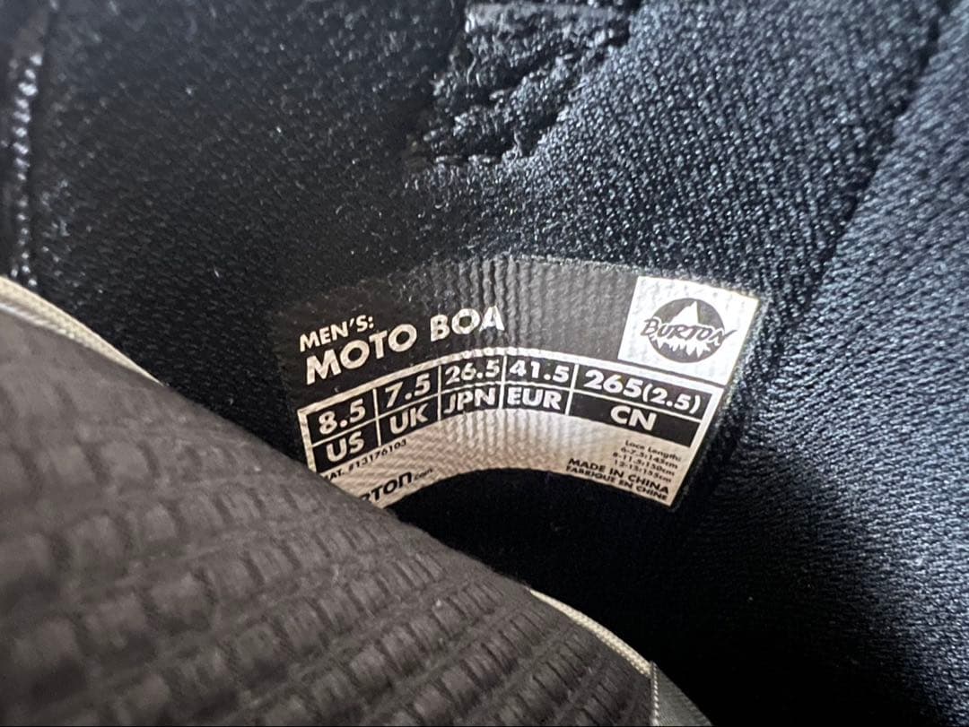 ⭐︎美品⭐︎Burton MOTO BOA スノーボードブーツ 26.5cm