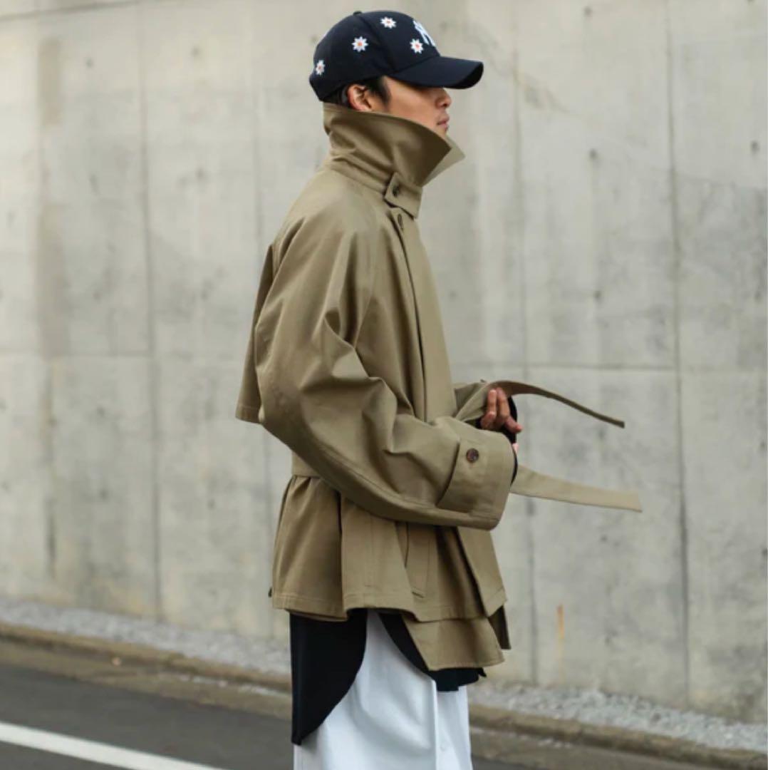【貴重】+81別注BlancYMExclusiveShortTrenchCoat