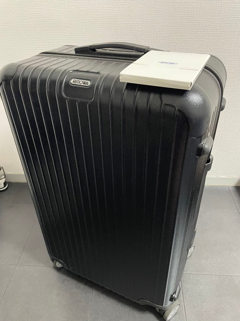 美品) RIMOWAリモワ サルサ キャリーケース ブラック 4輪
