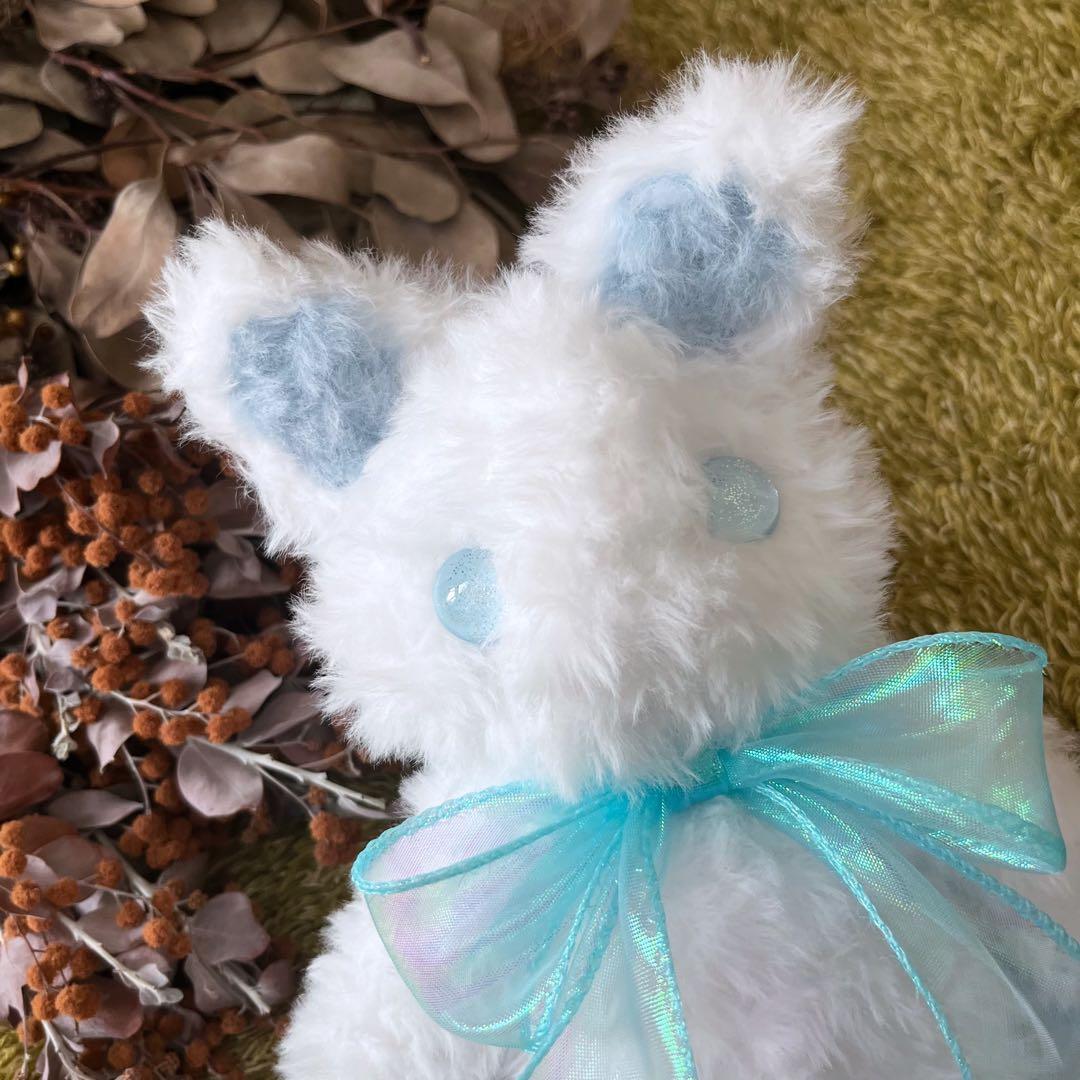 【sample】　あみぐるみ　オーダーメイド　ぬいぐるみ　アートドール　猫　白猫